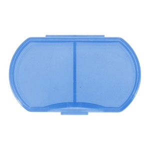 Unique Bargains 2 Grid Portable Mini Pill Case 1 Pc - 1 of 4