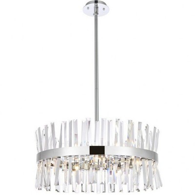 Elegant Lighting Serephina 14 - Light Pendant in  Chrome