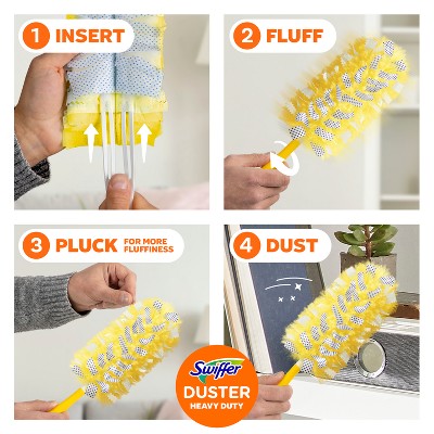 Swiffer Lavender Dusters Multi-Surface Heavy Duty Refills - 11ct: Cotton, Floor Application