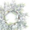 Melrose Flocked Cedar Wreath 15"D - 3 of 3