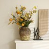 LuxenHome Rustic Ginger Root Brown Terracotta 11-Inch Tall Indoor and Outdoor Jug Vase - 2 of 4
