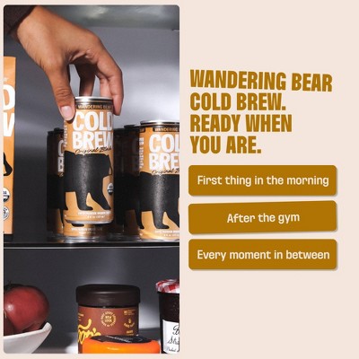 Wandering Bear Coffee Original Black Cold Brew - 8 fl oz