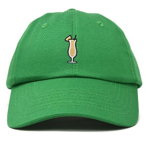 Dalix Pina Colada Embroidered Cap Cotton Baseball Cute Cool Dad Hat Womens - 1 of 4