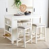 Aero Rectangle Counter Table - DTB9218A - White - Safavieh - 2 of 4