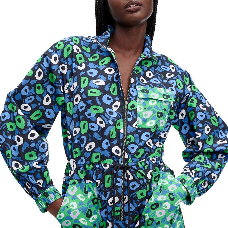 Women's Nylon Jazz Dot Green Sports Jumpsuit - DVF for Target, 3 of 13