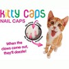 Kitty Caps Nail Caps Covers Cat Claws - Medium (9-13 lbs) - Hot Purple & Hot Pink(40 Count) - 4 of 4