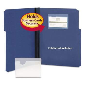 C-line Self Adhesive Labeling Pockets With Inserts, 25 Per Pack, 2