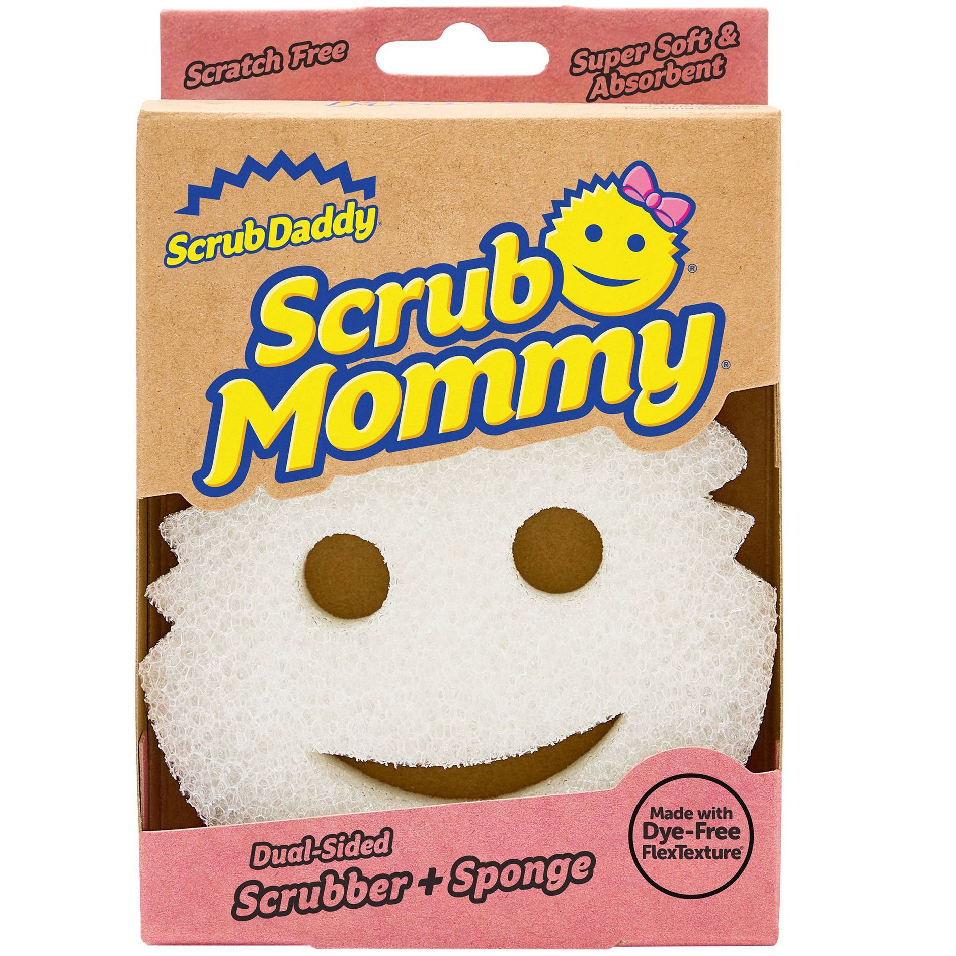 Scrub Daddy Dye Free Scrub Mommy Sponge