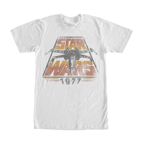 Men's Star Wars 1977 Time Warp T-shirt - White - X Large : Target