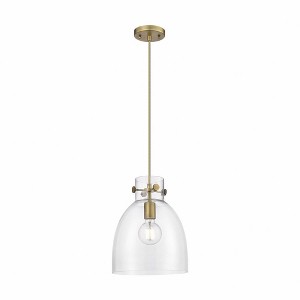 Newton Bell - 1 Light Pendant In Industrial Style-12.5 Inches Tall and 10 Inches Wide - 1 of 1
