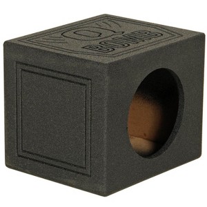 Q-POWER QBOMB 10" Sealed Car Subwoofer Sub Box Enclosure (2 Pack) - 1 of 4