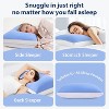 Aghana Digitals Cooling Gusseted Bed Pillows Set of 2, Queen Size, ICY Blue - 4 of 4
