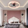 VYNXARIA Sleek White Aura Ceiling Light Fan,Style Meets Functionality - 3 of 4