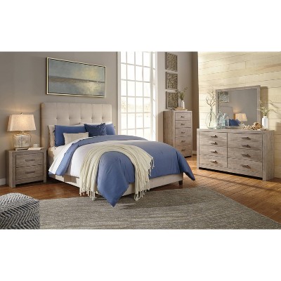 Ethereal Driftwood Grey 5-Drawer Weathered Chest