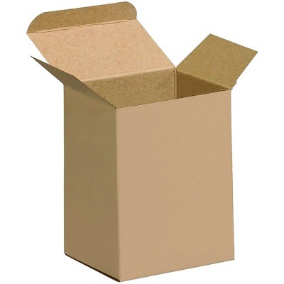 The Packaging Wholesalers SI Products 5" x 2.5" x 3" Reverse Tuck Folding Cartons Brown BSRTS16