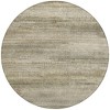 HomeRoots 8' Taupe And Beige Round Abstract Washable Indoor Outdoor Area Rug - 4 of 4