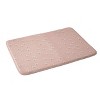 Little Arrow Sandpipers Memory Foam Bath Rug Pink - Deny Designs: Microfiber, Machine Washable, Non-Slip Backing - 2 of 3