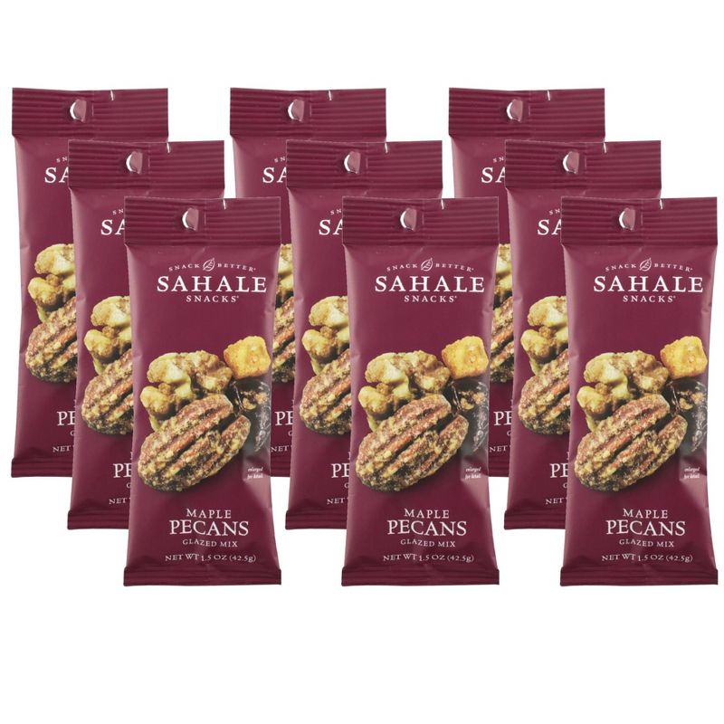 Sahale Snacks Maple Pecans Glazed Mix - Case of 9/1.5 oz, 1 of 6