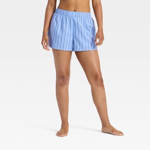Women's Boxer Pajama Shorts - Wild Fable™ - 1 of 3