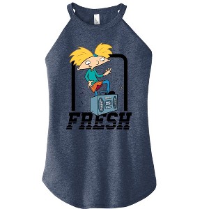 Women's - Hey Arnold! - Fresh Arnold Graphic High Neck Tank - 1 of 3