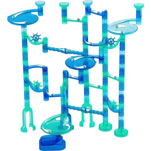 Marble Genius Marble Run Starter Set Stem Toy For Kids Ages 4-12 - 130  Complete Pieces (80 Translucent Marbulous Pieces And 50 Glass Marbles),  Ocean : Target