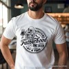 Surviving Fatherhood Skeleton Beer T-Shirt, White Vintage Tee for Tired and Hilarious Dads| OrnamentallyYou - 4 of 4