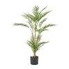 NicBex Artificial Plants Indoor, Faux Tree with Pot, Real Touch Outdoor Fake Plants for Living Room/Grand Entrance Decor, Green - 4 of 4