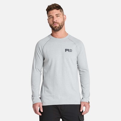 Timberland Men's Core Reflective Logo Long-Sleeve T-Shirt