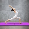 Costway 6''x 2''Gymnastics Yoga Mat Thick Two Folding Panel Gym Purple - 2 of 4