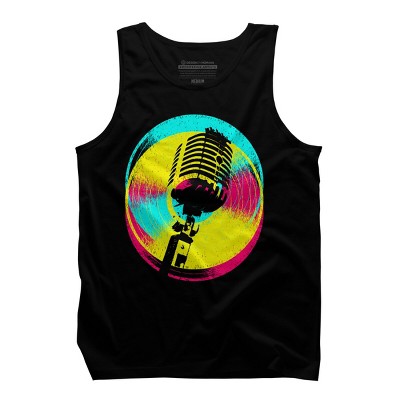 Men's Design By Humans Colors and Records By clingcling Tank Top