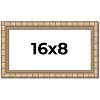 PosterPalooza | 16x8 Modern Bamboo Picture Frame, UV Acrylic, 5 Finishes - 2 of 4
