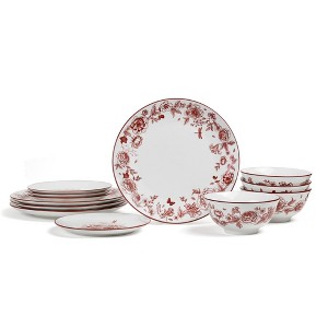 Stone Lain 12pc Esme Porcelain Dinnerware Set - 1 of 4