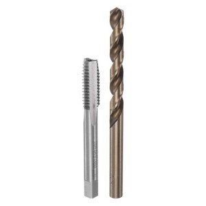 Unique Bargains Cobalt High Speed Steel Straight Flute Twist Drill Bit Tap and Bit Set - 1 of 3