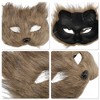 Unique Bargains Long-haired Foxes Party Mask 1 Pc - 3 of 4