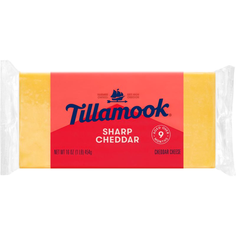 Tillamook Sharp Cheddar Cheese Block - 16oz, 1 of 7