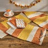 Split P Candy Corn Chindi Placemat Set of 4 - 2 of 3