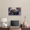 Art Remedy Porsche's Vibrant Lux Car Paintings Framed - 2 of 4