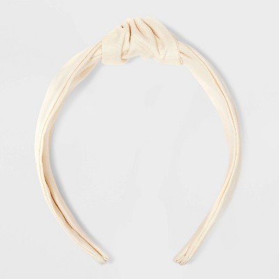 Top Knot Headband - Universal Thread™ Beige