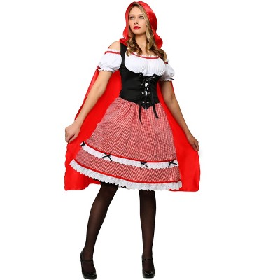 HalloweenCostumes.com Knee Length Red Riding Hood Costume