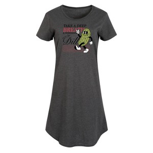 Women's - Instant Message - Inspiration Graphic T-shirt Dress - 1 of 4