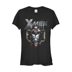 Juniors Womens Marvel X-Men Wolverine Sharp Claws T-Shirt - 1 of 3