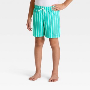 Boys' Pinstripe Trunk Swim Shorts - Cat & Jack™ - 1 of 3