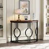 Hommoo 43 Inch Half Moon Console Table - 3 of 4