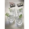 Lorren Home Trends Crystal Double Old fashioned Glass set of 6 - 3 of 4