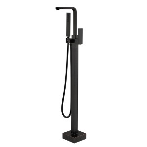 CASAINC 1-Handle Freestanding Tub Faucet with Handheld Shower Head in Brushed Nickel - 1 of 1