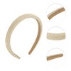 Unique Bargains Exquisite Thin-edged Woven Straw Headband 1 Pc - 3 of 4