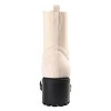 Journee Collection Womens Kassia Lace Up Stacked Heel Booties - 3 of 4