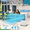 Evaporative Cooler, 4100CFM Evaporative Air Cooler with 15.8 Gallon Water Tank and 4 Ice Packs, 3 Modes & Wind Speeds, 3-IN-1 Evaporative Cooler - 2 of 4