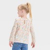 OshKosh B'gosh Toddler Girls' Knit Multi Floral Top - 2 of 3