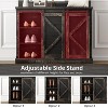 Hall Tree With Shoe Cubbies & 7 Coat Hooks,and 3 Drawers for Hallway,Mudroom Bench With Shoe Storage Bench,Entryway Furniture,Dark Oak - 4 of 4